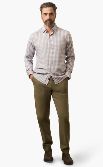 The Movement Long Sleeve Shirt- Atoll Red Plaid